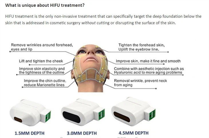 4D HIFU Face Lifting Machine