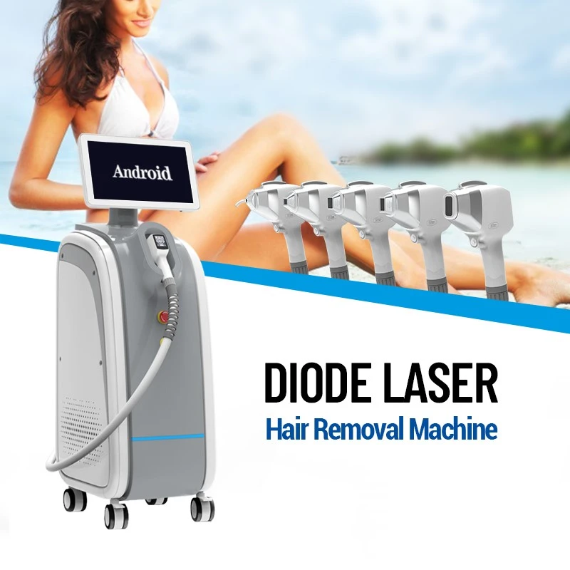 Painless 1200W 808 Diode Laser plaub hau tshem tawm tshuab