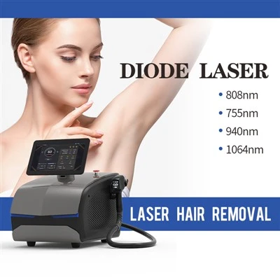 808nm Portable Diode Laser mus tas li tshem tawm cov plaub hau tshuab
